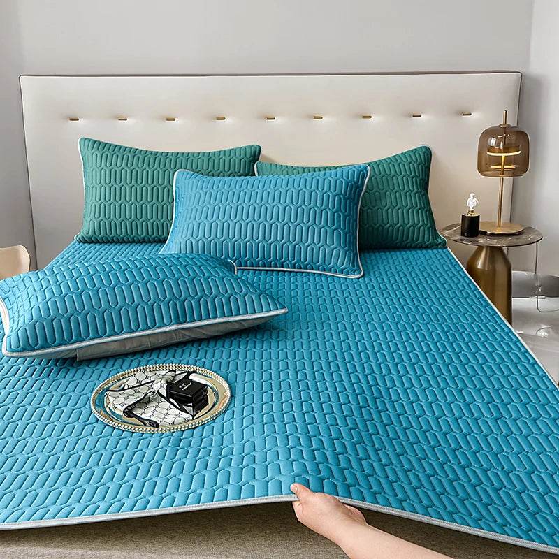 Queen Cooling Mattress Topper Summer Mattress Pad for Hot Sleepers and Night Sweats Instant Cooling Mattress Cover - P12 Hub Europe