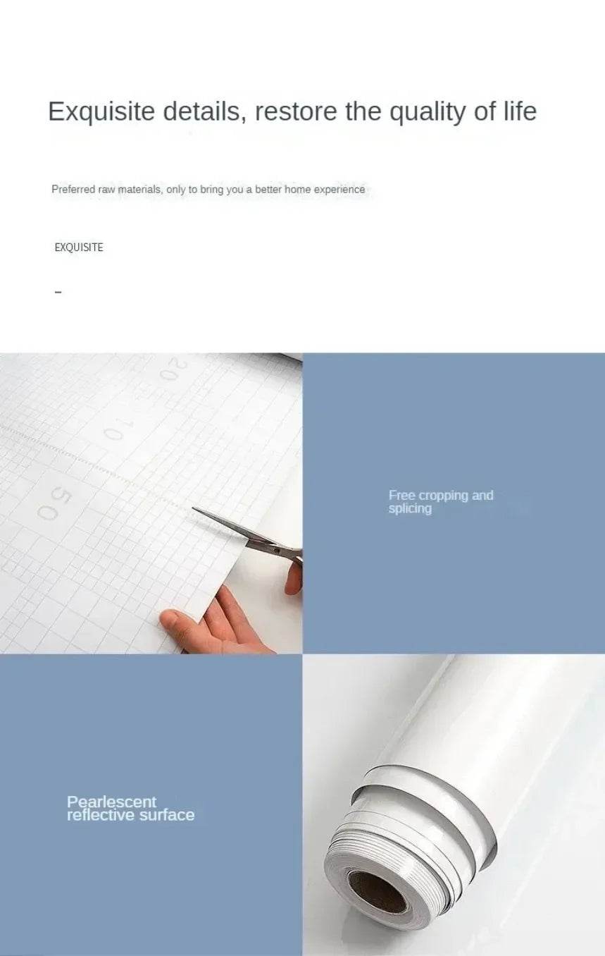 10M Marble Kitchen Oil-Proof Film Waterproof Self-adhesive Wall Tile Sticker Moisture-Proof Countertop Cabinet Cover Wallpaper - P12 Hub Europe