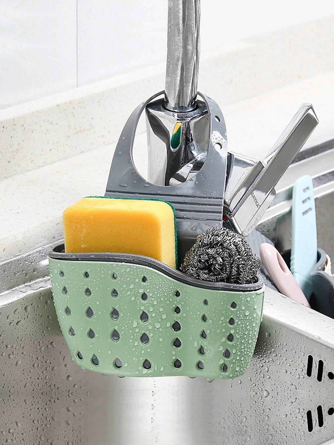 Adjustable Sink Faucet Drain Basket - P12 Hub Europe