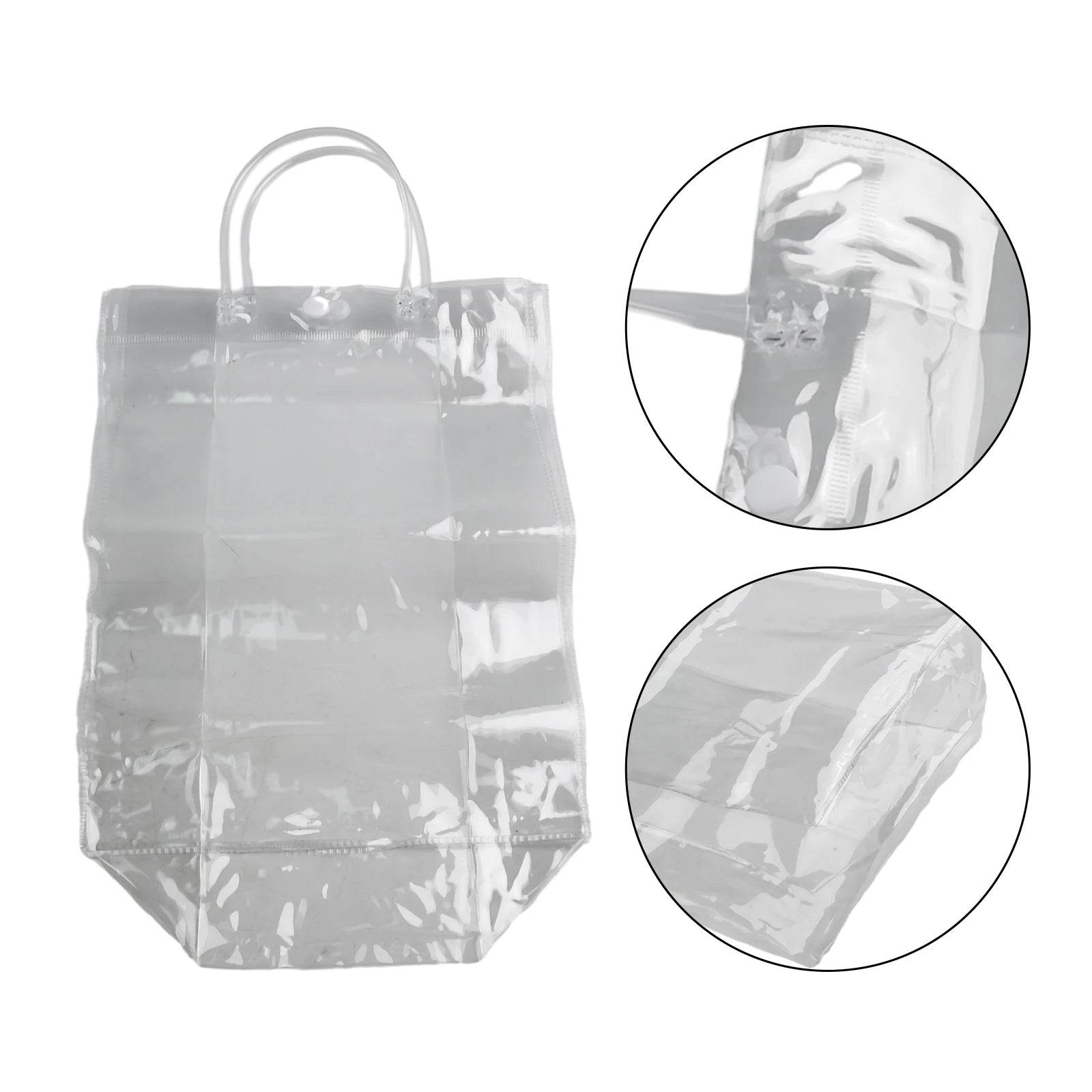 Ice Bag Wine Beer Champagne Bucket Drink Bottle Cooler Chiller Foldable Carrier PVC Ice Wine Bag Picnic Ice Wine Utensils - P12 Hub Europe