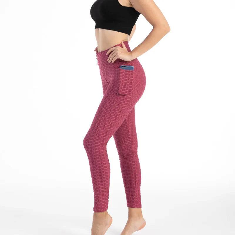 Women's Pocketed Bubble Leggings - P12 Hub Europe