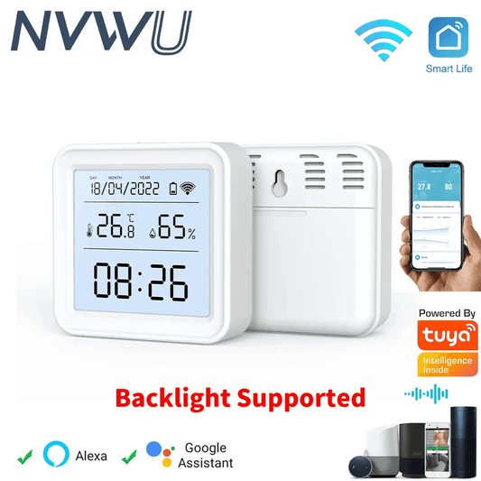 Temperature Humidity Sensor Smart Life App Alexa & Google - P12 Hub Europe