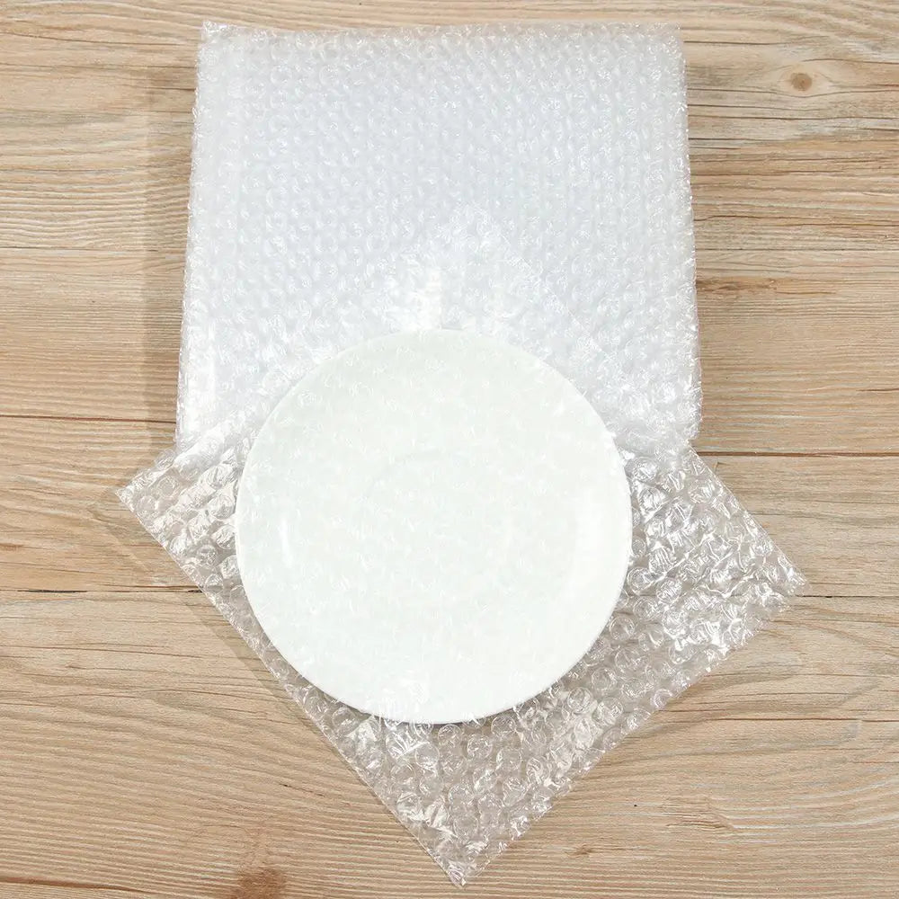 50pcs PE Clear Cushioning Covers Envelope Shockproof Package White Bubble Bag Protective Wrap Foam Packing Bags