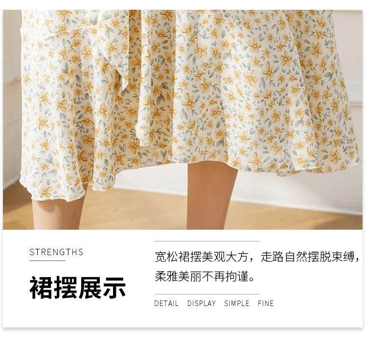 Women's Floral Lace-Up Dress - P12 Hub Europe