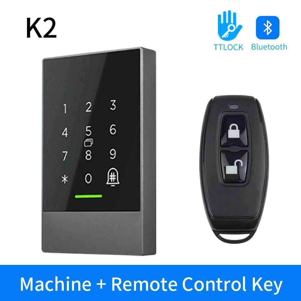 Bluetooth Fingerprint Access Control TTLock App, IP65/66, RFID, Password - P12 Hub Europe