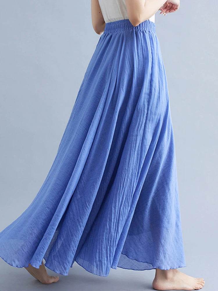 Mori Girl Cotton Linen Skirt - P12 Hub Europe