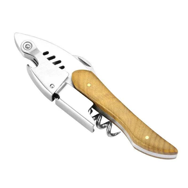 Dog Wine Bottle Opener Corkscrew with Foil Cutter Beer Opener Animal Lover in Zoo Dog Cat Bird Fox Shark Robot Owl Butterfly - P12 Hub Europe