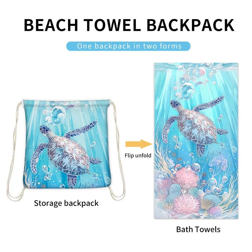 Quick Dry Towel Beach Bag Portable Bath Towels Travel Print Sports Surf for The Mat Designer Sand Free Large Bundle Large Adults - P12 Hub Europe