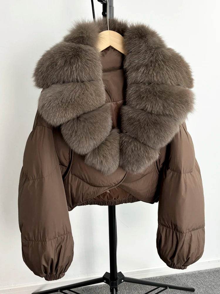 Luxury Fox Fur Down Parka - P12 Hub Europe