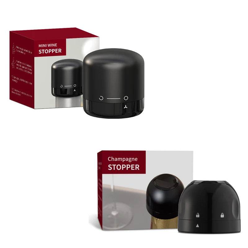1/2Pcs Vacuum Red Wine Bottle Cap Stopper Silicone Sealed Champagne Bottle Stopper Reusable Retain Freshness Wine Plug Bar Tools - P12 Hub Europe