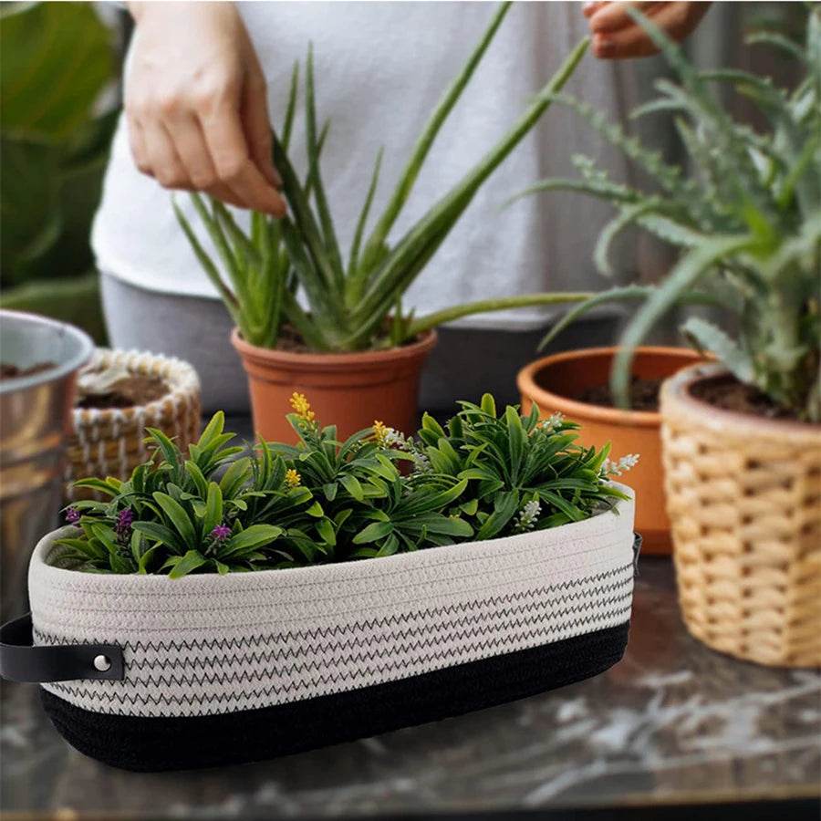 Nordic Cotton Rope Storage Basket - P12 Hub Europe