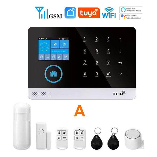 GSM WiFi Alarm System | Tuya Alexa | Home Security - P12 Hub Europe