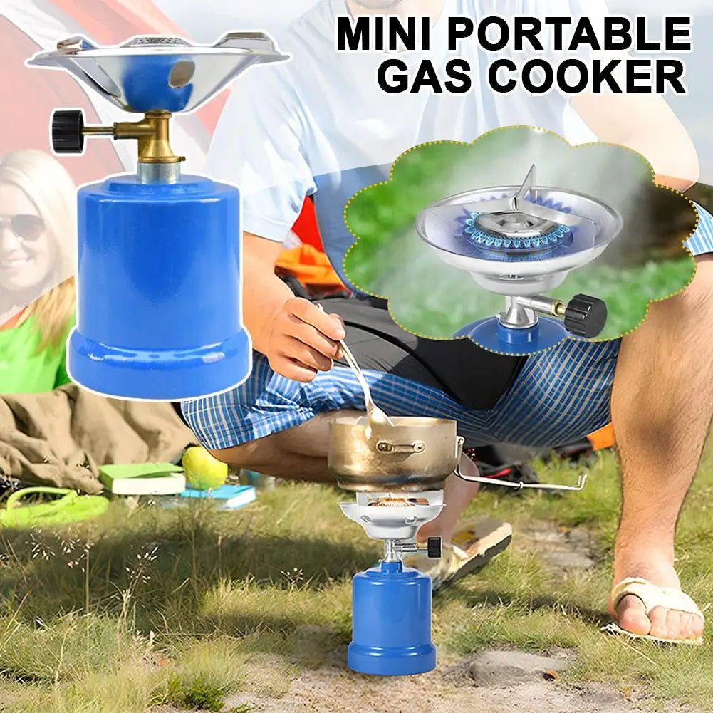 Adjustable Mini Portable Outdoor Camping Stove 190g Gas Cooker Euro Gas Coffee Stove For Fishing Hiking Picnic M2s0