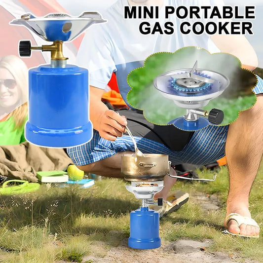 Adjustable Mini Portable Outdoor Camping Stove 190g Gas Cooker Euro Gas Coffee Stove For Fishing Hiking Picnic M2s0