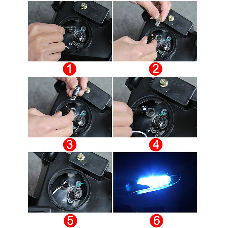For Seat Ibiza 6J 6P 2009-2013 2014 2015 2016 2PCS 12V T10 W5W LED Car Clearance Lights Parking Lamps Width Bulbs Accessories