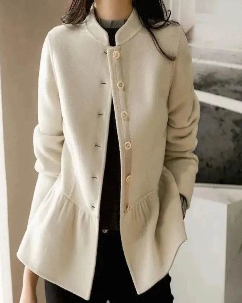 Slim Elegant Wool Coat - P12 Hub Europe