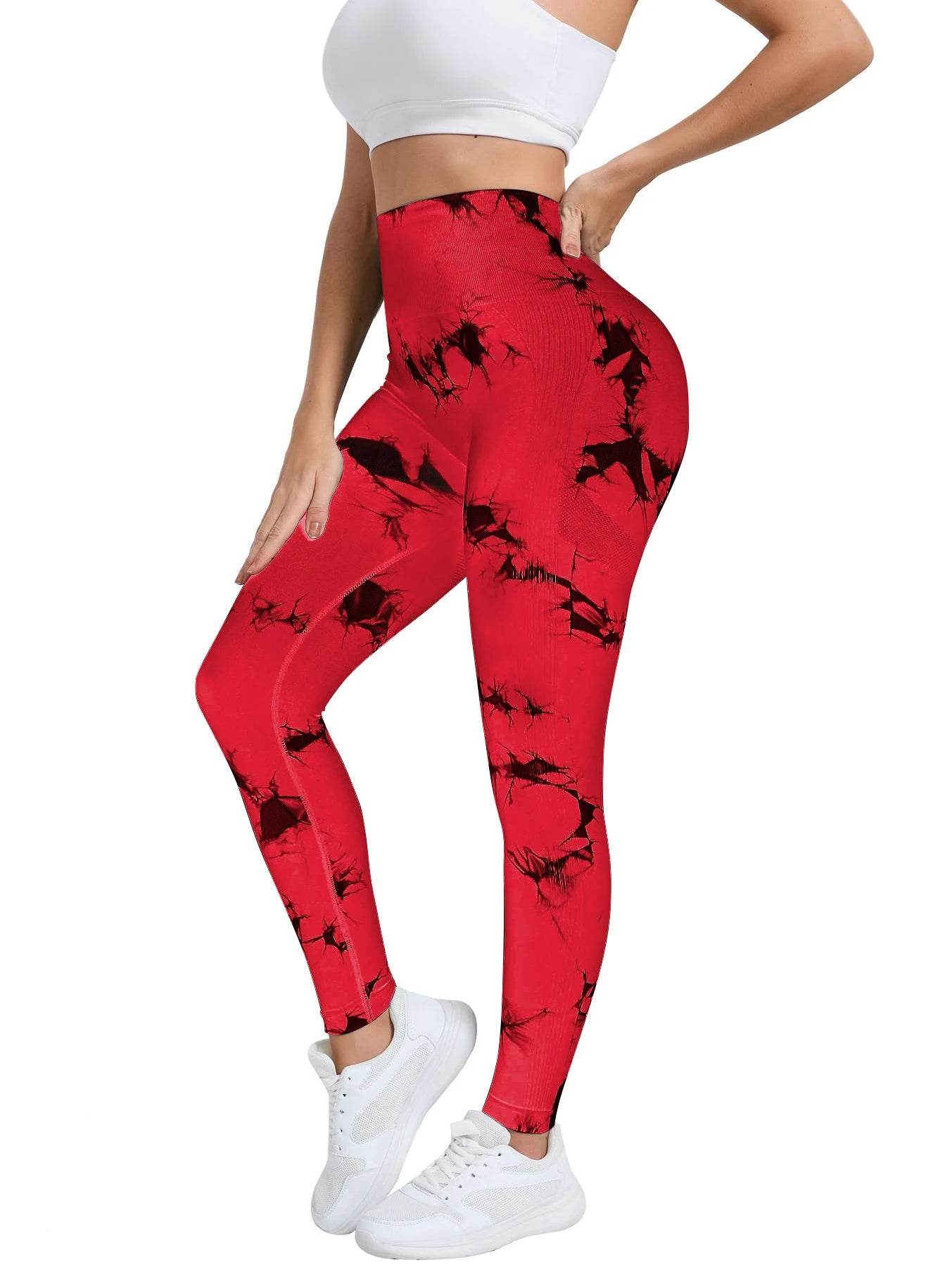 Women's Tie-Dye Butt-Lift Leggings - P12 Hub Europe