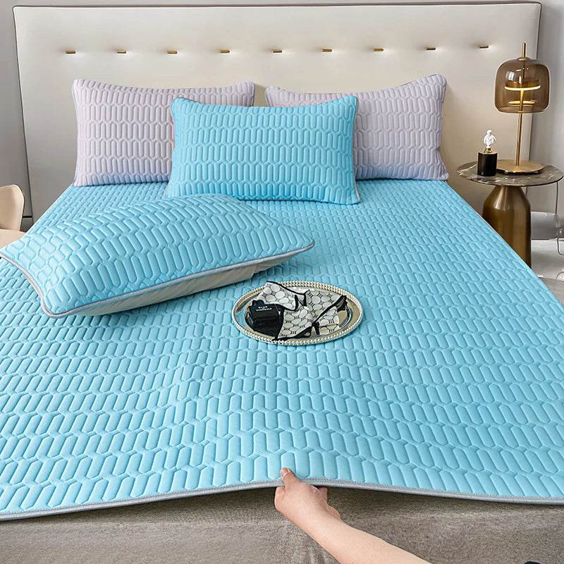 Queen Cooling Mattress Topper Summer Mattress Pad for Hot Sleepers and Night Sweats Instant Cooling Mattress Cover - P12 Hub Europe