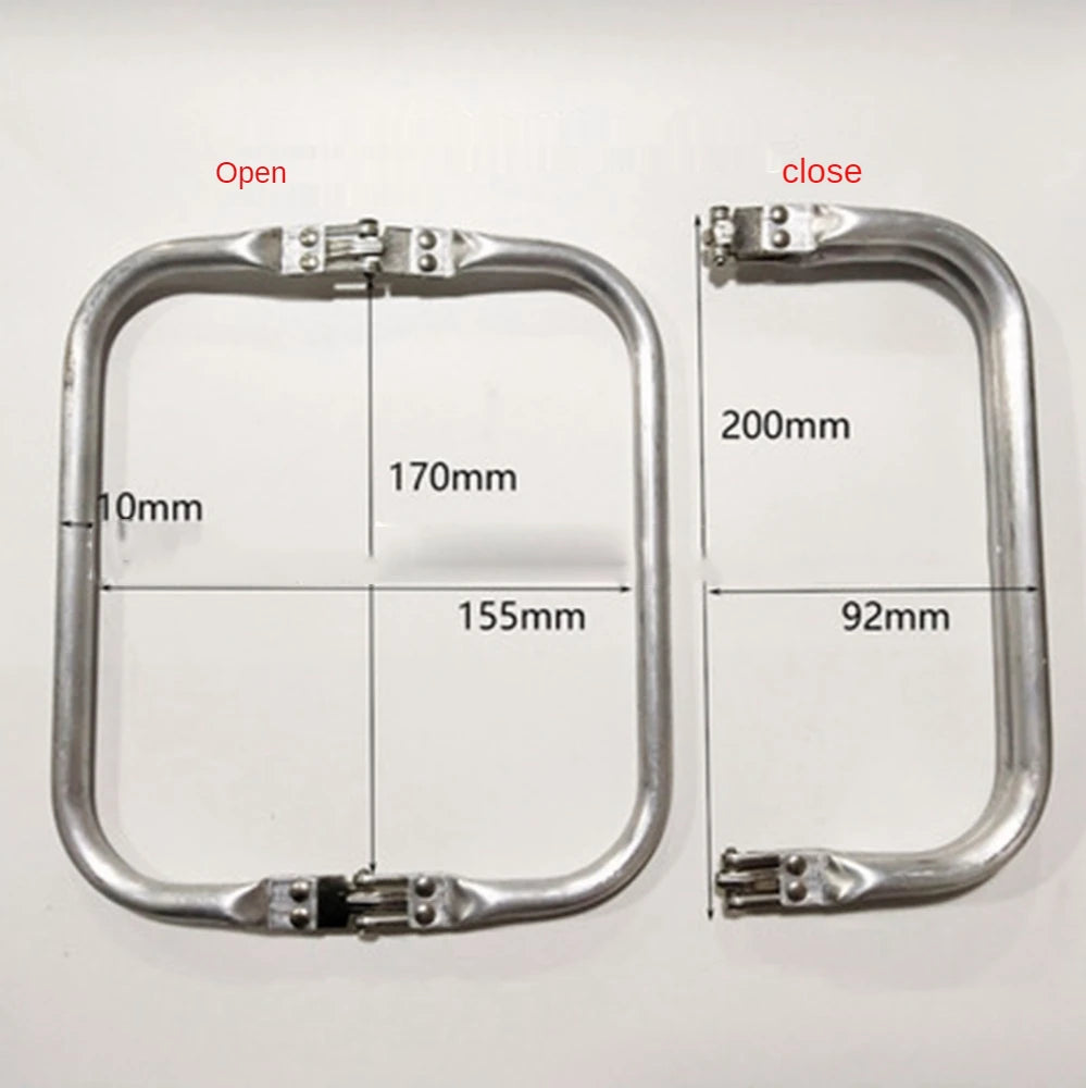 Bag Frame For Wallet Doctor Purse Metal Aluminum Tube Frame DIY Bag Handle Accessories Clutch Bag Parts