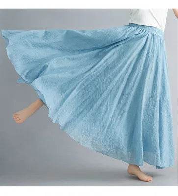 Mori Girl Cotton Linen Skirt - P12 Hub Europe