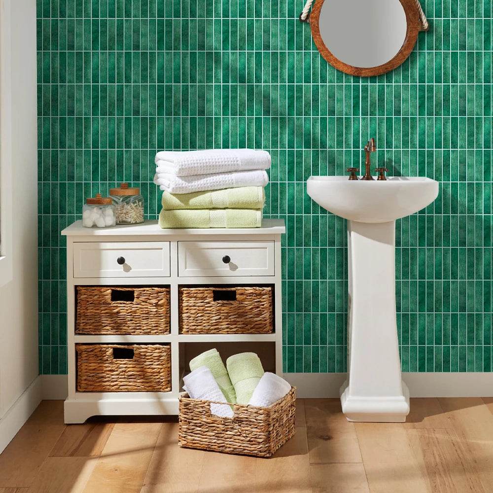 3D Wall Sticker Self-adhesive 3D Wall Panel Peel and Stick Tile Backsplash for Kitchen Waterproof Tile Sticker - P12 Hub Europe