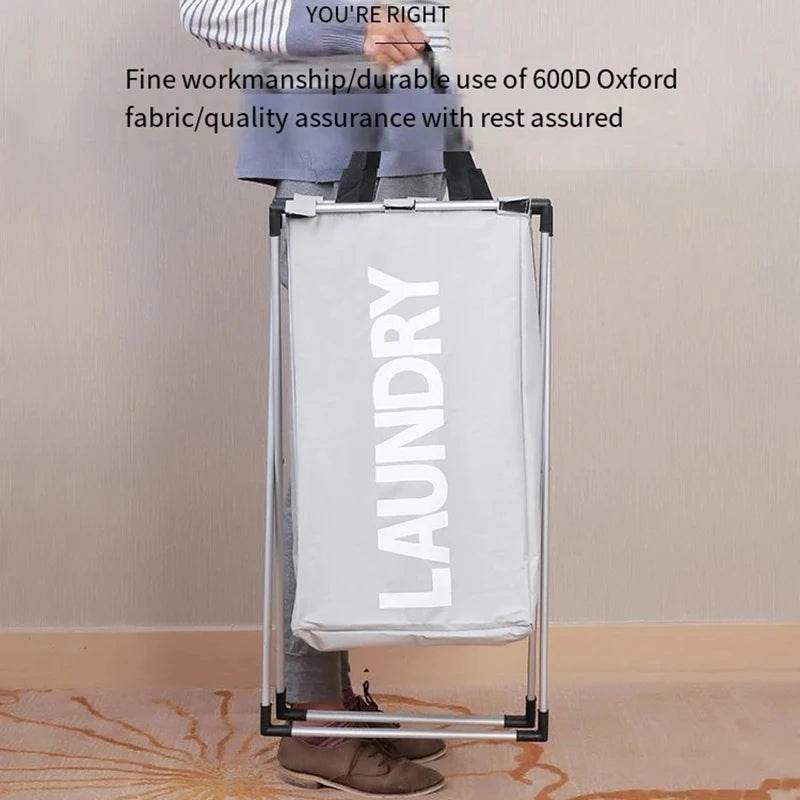 Foldable Waterproof Grid Laundry Basket - P12 Hub Europe
