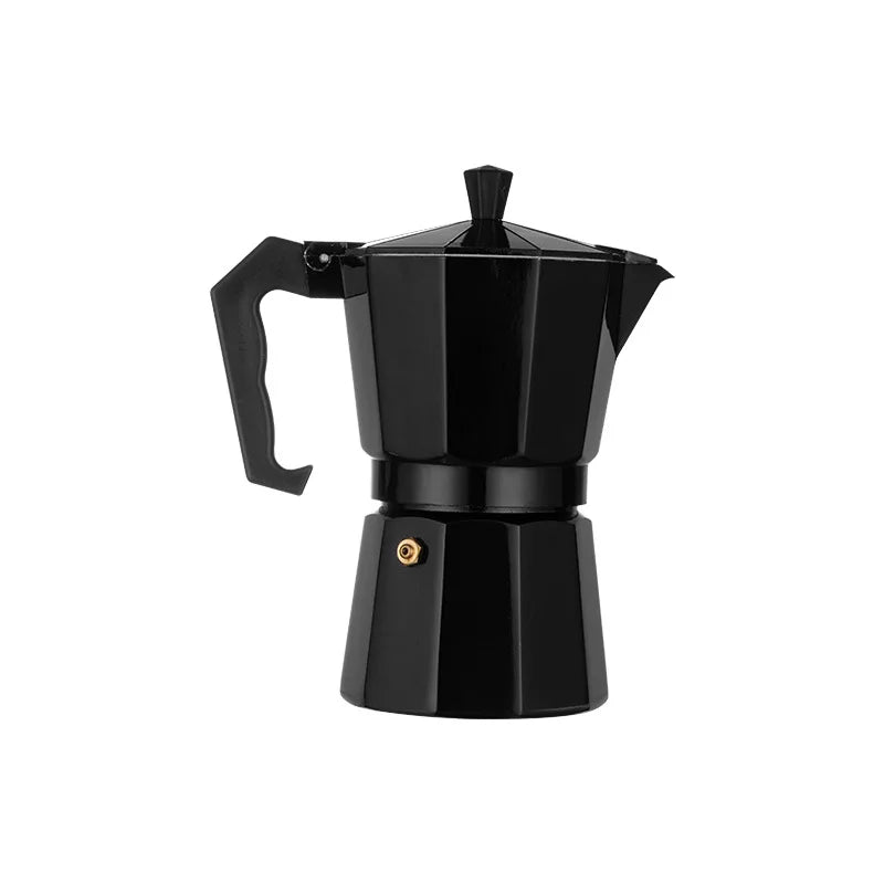 Moka Pot Italian Coffee Machine Espresso Aluminum Geyser Coffee Maker Kettle Latte Stove Classic Coffee Barista Accessories