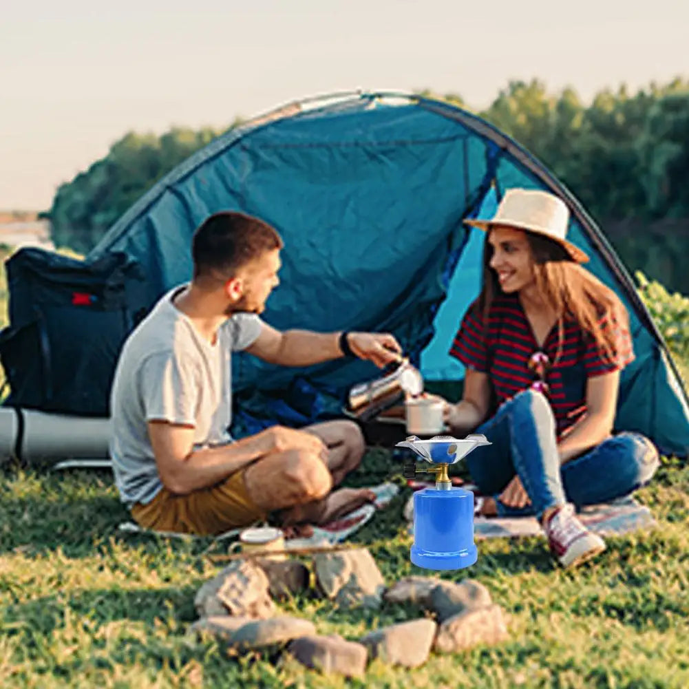 Adjustable Mini Portable Outdoor Camping Stove 190g Gas Cooker Euro Gas Coffee Stove For Fishing Hiking Picnic M2s0