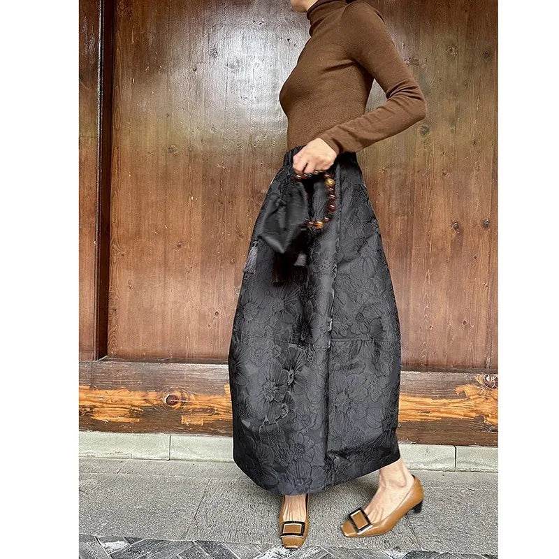 Women's Jacquard Maxi Skirt - P12 Hub Europe