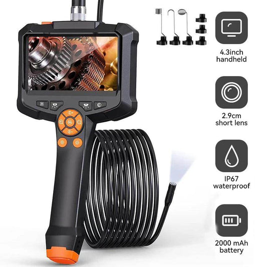 Borescope 8mm LCD Dual/Single Lens, 1080P, IP67, 1-10M - P12 Hub Europe