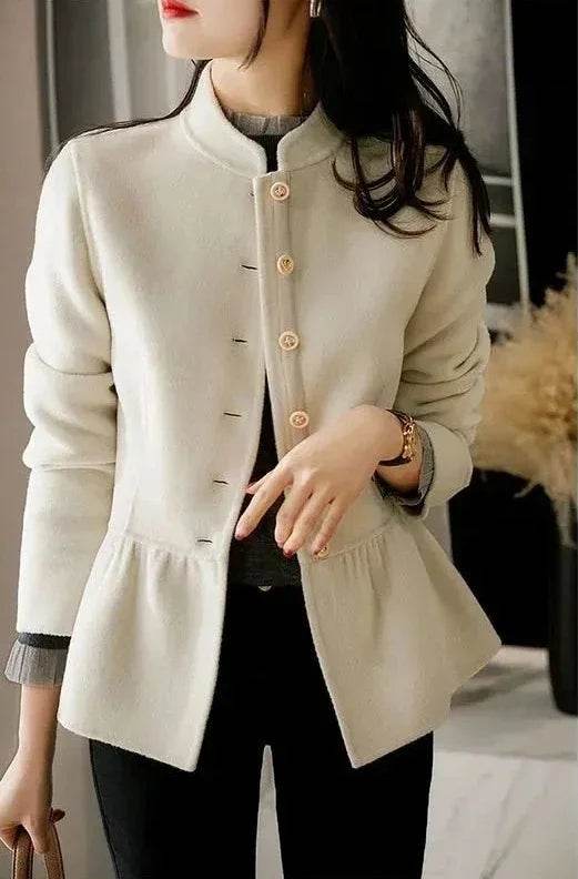 Slim Elegant Wool Coat - P12 Hub Europe