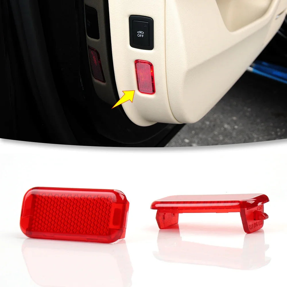 For Audi  Cars A6 A4 A3 Q7 Q5 Q4 Q3 Car Door Lamp Shade Door Lamp Light Warning Light Red Light  Door Signal Lamp