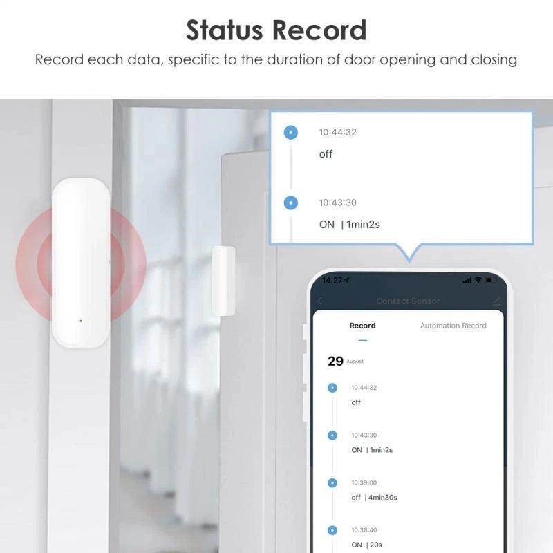 Sensor Door Tuya WiFi Smart Home - P12 Hub Europe