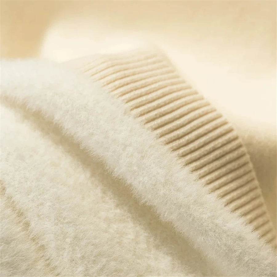 Elegant Velvet Lined Turtleneck Sweater - P12 Hub Europe
