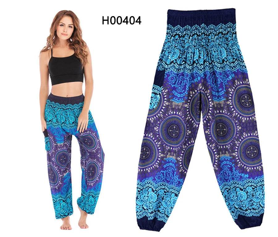Boho Hippie Harem Yoga Pants - P12 Hub Europe