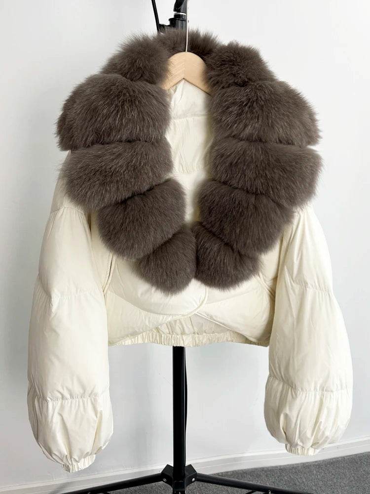Luxury Fox Fur Down Parka - P12 Hub Europe