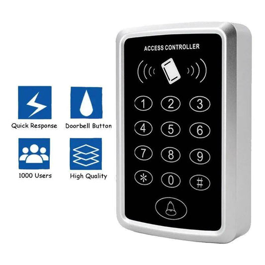 Access Control Keypad RFID 1000 Users, Card/Password, Doorbell - P12 Hub Europe