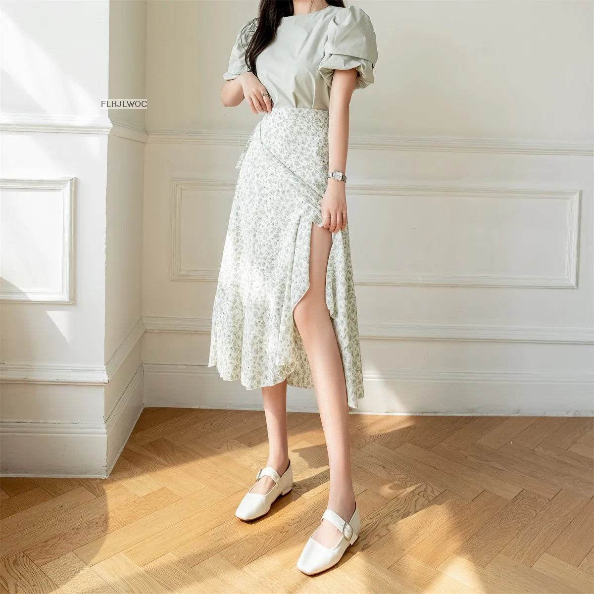 Women's Floral Lace-Up Dress - P12 Hub Europe