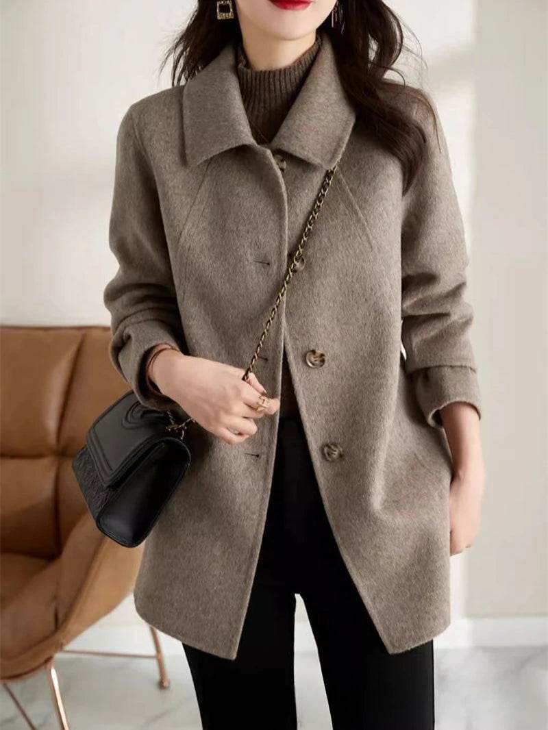 Long Casual Wool Coat - P12 Hub Europe