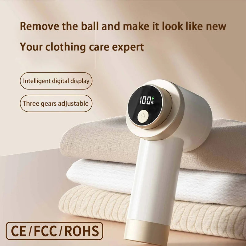 Household Clothing Digital Lint Remover Fabric Shaver Removes Hairs For Cleaning Take Out of Clothes From Home Cat Electric Tool