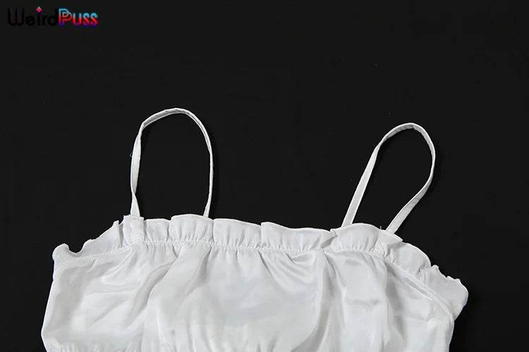 Silky Elegant Ruffle Shorts Set - P12 Hub Europe