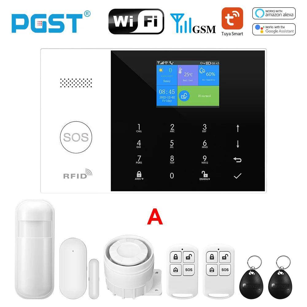 Alarm System Tuya GSM/WiFi | Wireless Home Security, Alexa, App - P12 Hub Europe