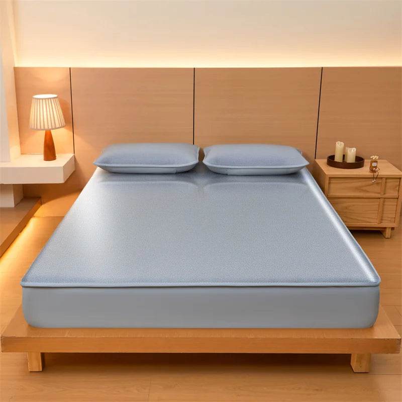 All-inclusive Bed Mattress Cover Summer Cooling Bed Mat Washable Folding Bed Mat Breathable Cool Anti-slip Fitted Bed Sheet - P12 Hub Europe