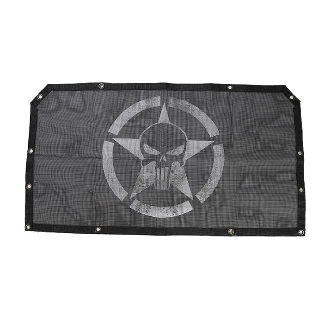Sansour Car Roof Mesh Bikini Top Sunshade Cover UV Sun Shade Mesh for Jeep Wrangler JL Gladiator 2018+ Car Accessories Styling