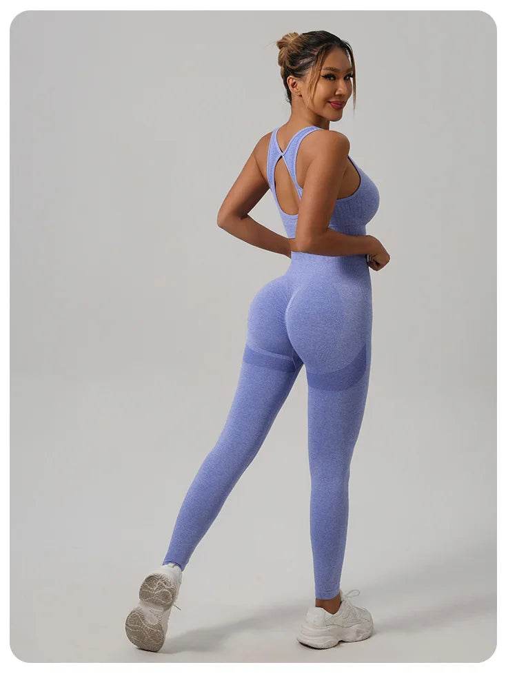 Mileegirl Seamless Gym Yoga Set - P12 Hub Europe