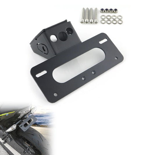 Fit For KAWASAKI Z650 Ninja 650 2017-2025 Rear Tail Tidy Number License Plate Frame Holder Motorcycle Fender Eliminator Kit