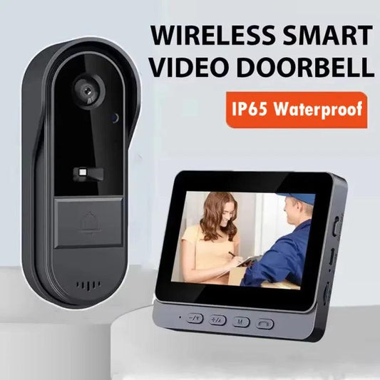 Wireless Doorbell 4.3" IPS  | IR Night Vision