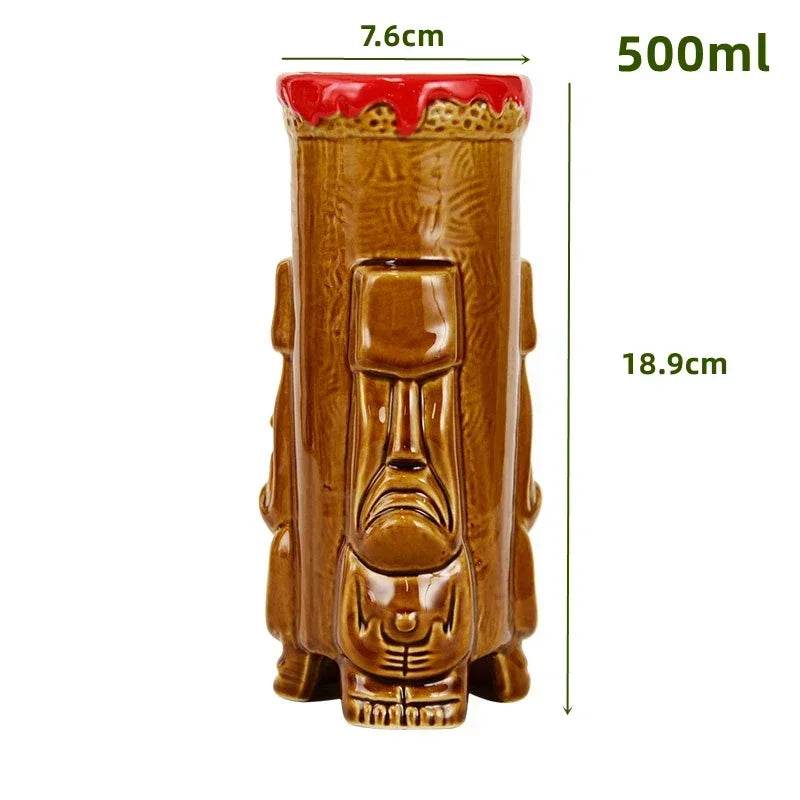 60 Types Ceramic Hawaii Tiki Mugs Creative Cocktail Glasses Beer Glass Martini Glasses Wine Glass Funny Cup Gift for Men - P12 Hub Europe