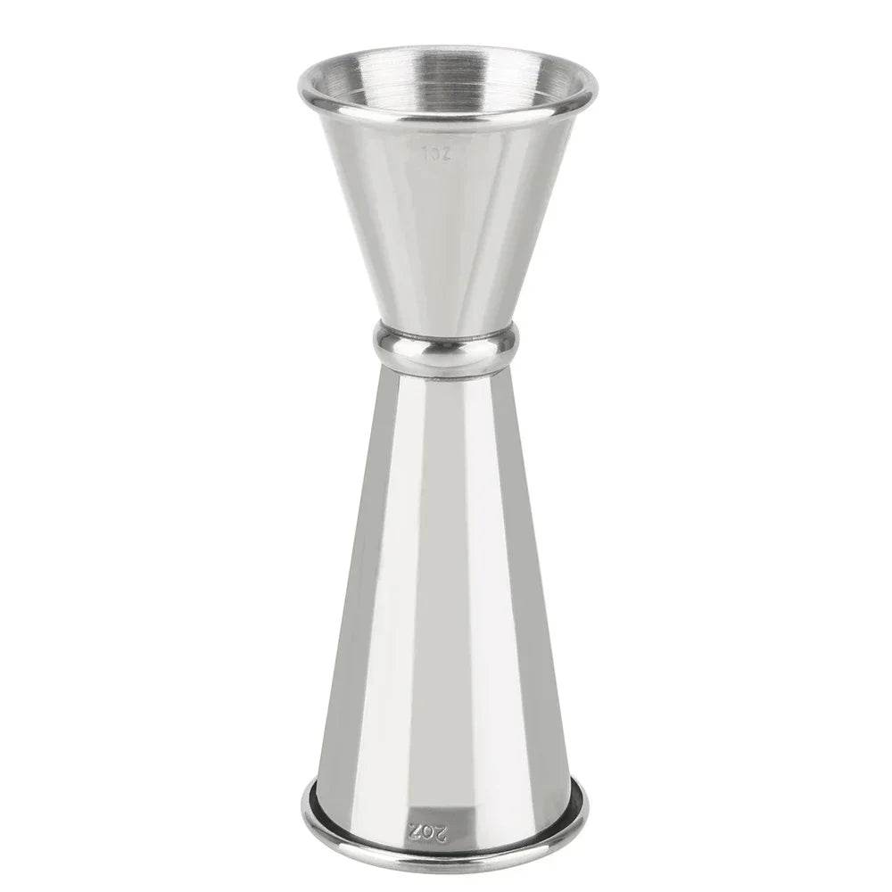 2PCS 30/60ml Cocktail Wine Shaker Measure Cup Stainless Steel Double Shot Drink Spirit Measure Jigger Kitchen Supplies gadget - P12 Hub Europe