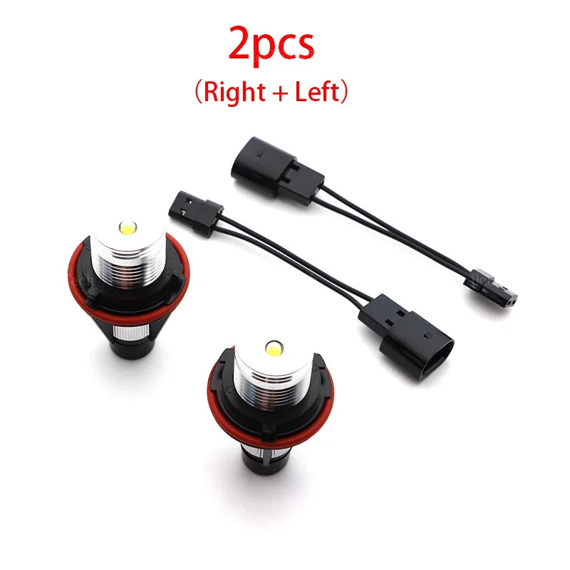 20W Angel Eyes Marker Light Bulbs Bright Headlights Car Accessory For BMW E87 E39 M5 E60 E61 E63 E64 M6 E65 E66 E83 X3 E53 X5